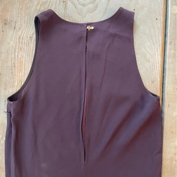 Babaton plum color sleeveless jumpsuit | size 0 - Picture 5 of 10